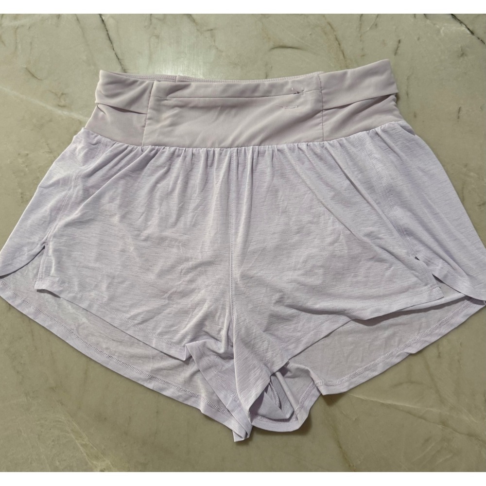 Free People Movement Tempo Light As Air Run Shorts Lavender Purple XL High Rise